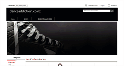 Desktop Screenshot of danceaddiction.co.nz